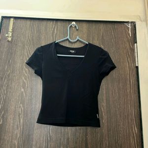 Black Crop Top