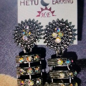 Oxidised Earrings