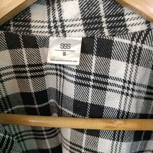 Oversized Check Shirt For Women