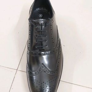 Leather Formal Brogue Shoes - Aadi