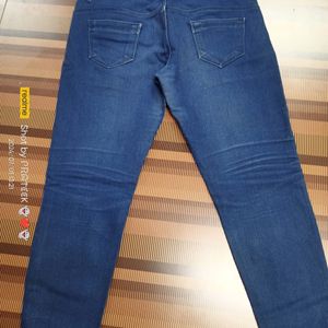 (N-16) 34 Size Slim Fit Denim Jeans