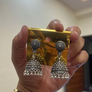 Oxidised Jhumka For Women