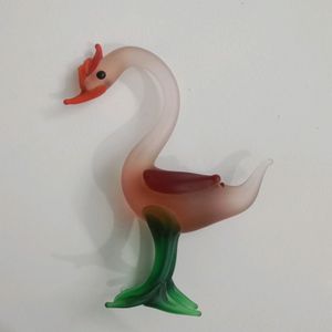 Glass Bird Showpiece