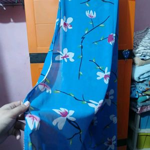 Floral long Dress With Dupatta