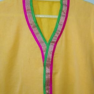 Beautiful Women Short Kurti With Embroidery