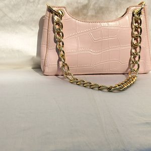 Light Pink Baguette Bag