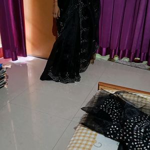 I Am Selling Orgenja Mirror Work Saree