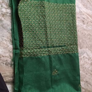 Stylish Green Saree.