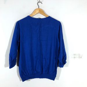 Royal Blue Casual Top(Women’s)