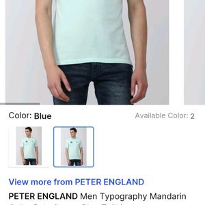 New Original Peter England Brand Men's Tshirt