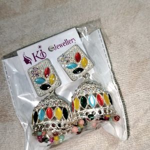 Colourful Jhumka