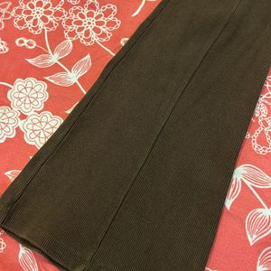 Flared Brown Trousers (xs)