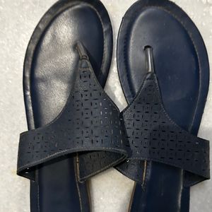 Bata Navy Blue Flats