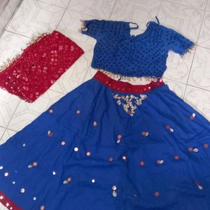 Blue Chaniya Choli