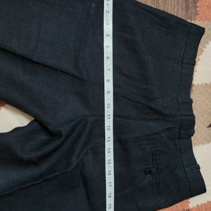 Men Blue Regular Fit Tailored Formal Pant