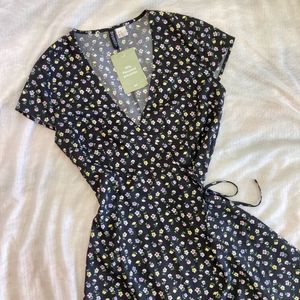 H&M Floral Wrap Dress