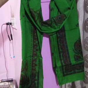 Price Drop Dupatta Green Colour