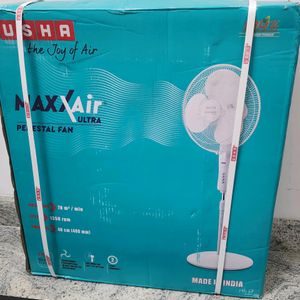 Usha Maxx Air Ultra 400mm Pedestal Fan(Light Blue)