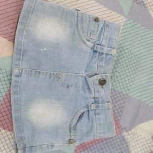 Denim Skirt For Kids