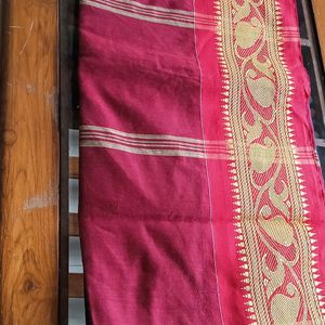 Handloom Cotton Saree_two Colour