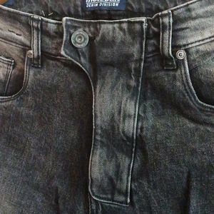 Charcoal Denim Jogger With Tag