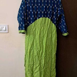 Sangria: Green Blue Kurta