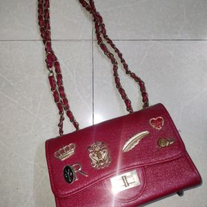 Red Sling Bag