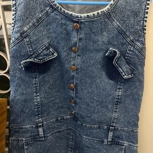 Denim Pocket Dress