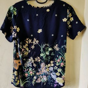 Beautiful Flower Print Top