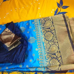 New Stone Work Pure Silk Saree