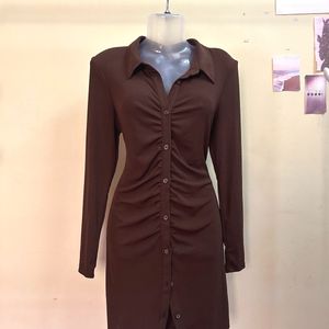 Divided Gathered Dress