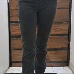 High Waist Bell Bottom  Black Jeans