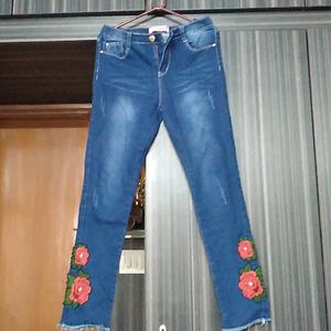 Girls Jeans 28 Waist 33 Length