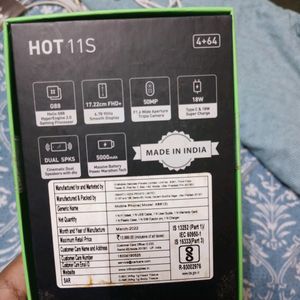 Infinix Hot 11s+Case+USB Cable