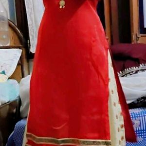 Beautiful Red Sharara Suit.. No Dupatta