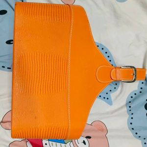 Vibrant Orange Picnic Handbag – Perfect for Stylis