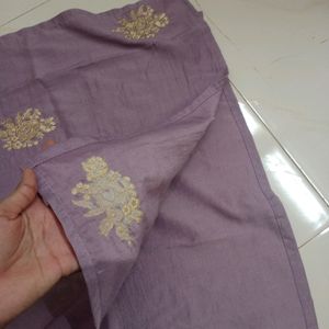 Tikhi Imli Lavender Yoke Design Kurta