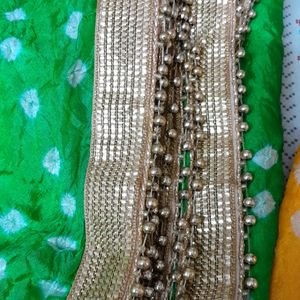 Bandhej Silk Dupatta 2pc