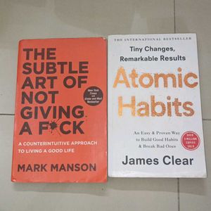 Atomic Habits And Subtle Art Of Not Giving F