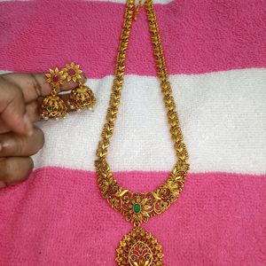 Antique Haaram With Earrings