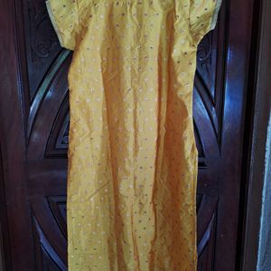 Yellow Festival Wear Kurta