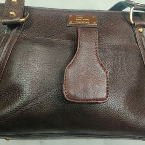 New Leather Women Hand Bag In Brown Color