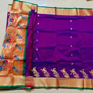 kathpadar paithani saree