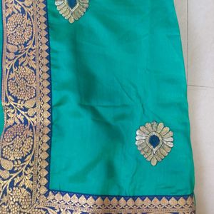 New Saree Sea Green