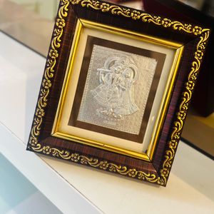 Radha Krishna 999 Silver mini frame