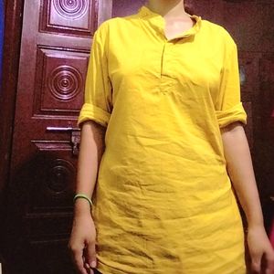 😍 Yellow 💛 Casual Kurta+Top "Women Bust 36-40in