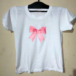 Pinterest Top Bow baby tee🎀