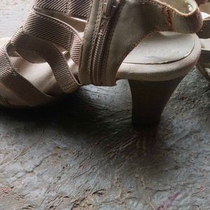 wedge sandals with zipper