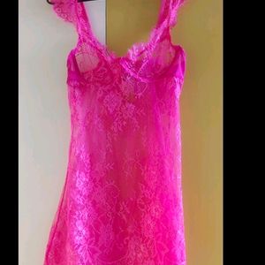 Sexy Pink Lace Lingerie