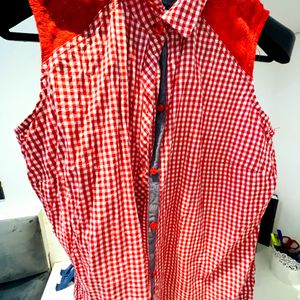 PRICE DROPPED ✅ XL Red Checkered Shirt